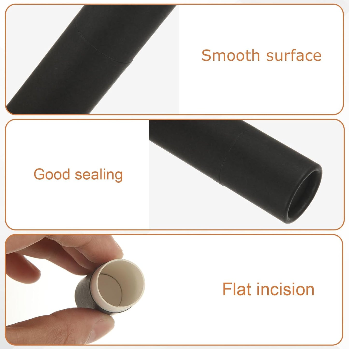 30PC 0.3oz Kraft Paperboard Lip Balm Containers Cardboard Lip Balm Tubes with Lids Refillable Chapstick Tubes Empty Push-Up Style Perfume Lip Gloss Container for DIY Cosmetic Storage