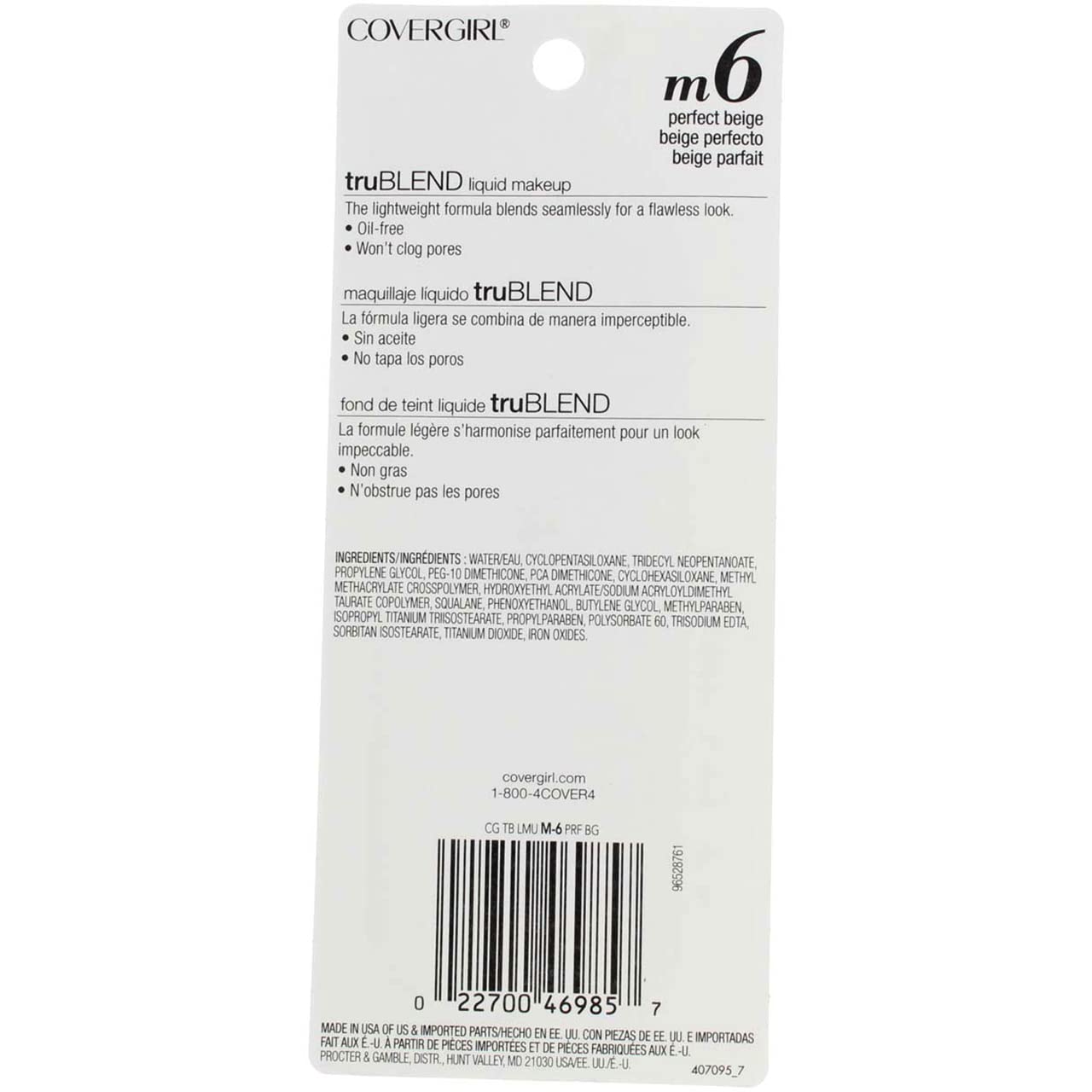 Covergirl Trublend Liquid Makeup, Perfect Beige, 5 Ounce