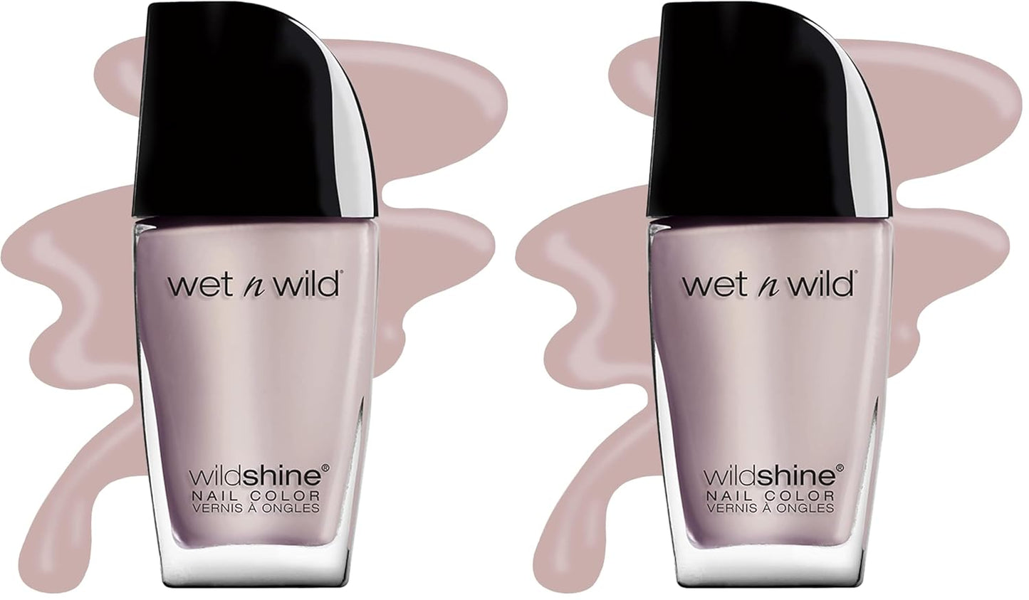 wet n wild Wild Shine Nail Polish, Off White Yo Soy, Nail Color (Pack of 2)