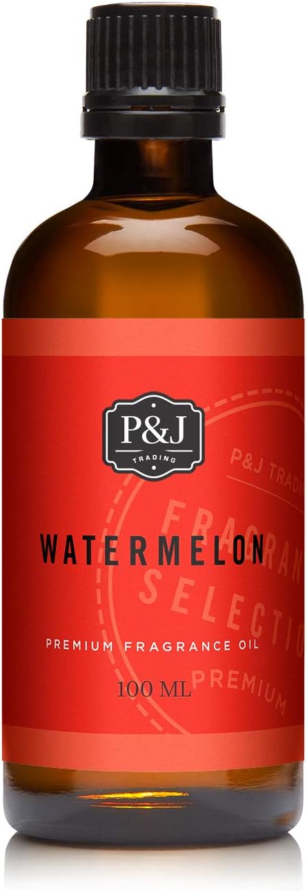 P&J Fragrance Oil - Watermelon Scented Candle Making, Soap Making, Diffuser Oil, 100ml