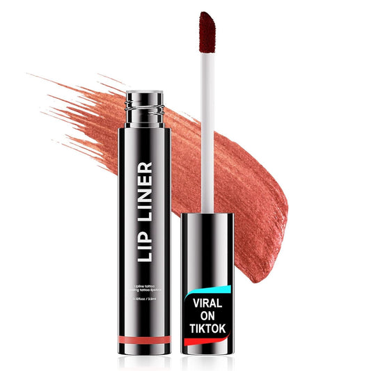 OETUIOW Lip Tint Stain Peel Off - Waterproof Lip Liner Stain, Moisturizing Long-Lasting Lip Stain, Create A Natural Lip Color, Enhancing Complexion for All Skin Types (Rose, 0.12 Fl Oz (Pack of 1))