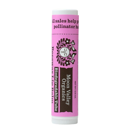 MOON VALLEY ORGANICS Organic Herbal Lip Balm Blackberry, 0.15 OZ