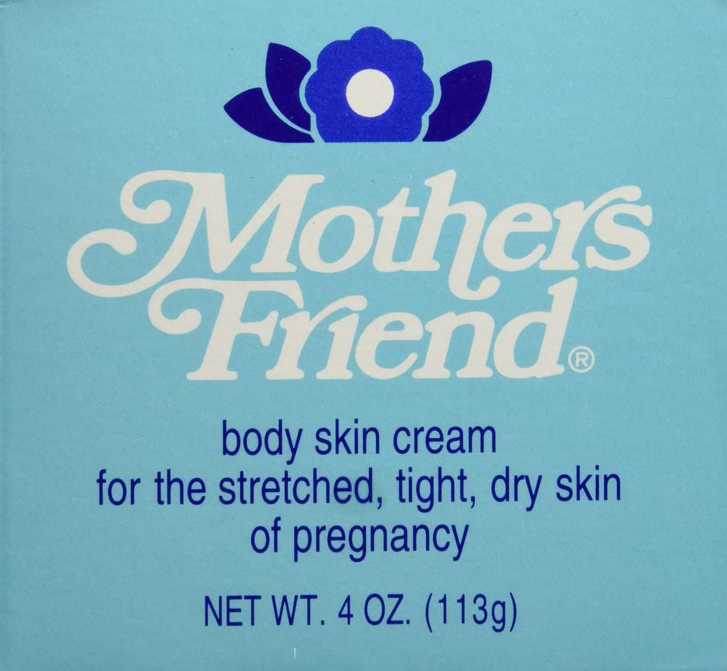 1 Pack of Mothers Friend Body and Skin Cream, for Stretched Tight and Dry Skin of Pregnancy