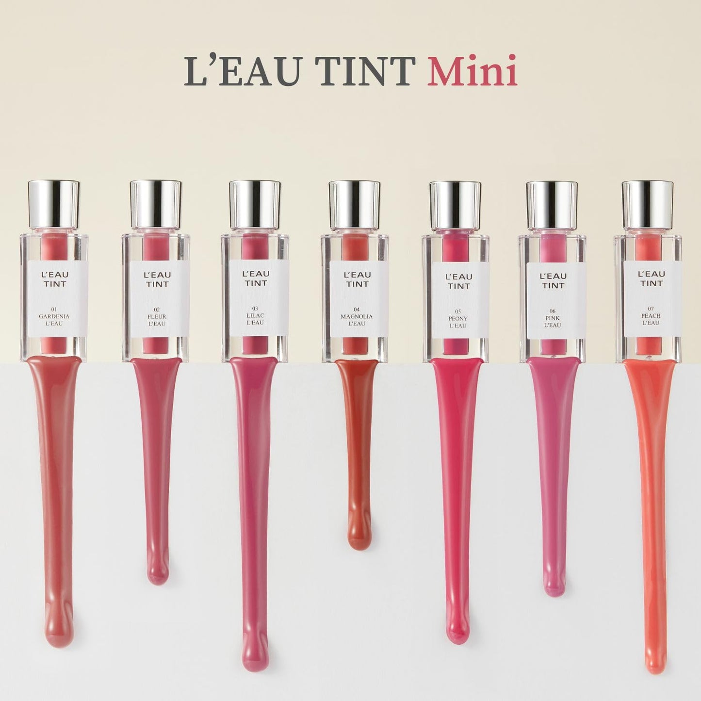 BBIA L’EAU Tint – Glossy & Glow Lip Stain, Watery Lip Tint, Non-Sticky, High Shine Finish, Long-lasting, Moisturizing, Lightweight, Natural, Daily Use, Vegan, Korean Lip Makeup (05 PEONY L'EAU - MINI)