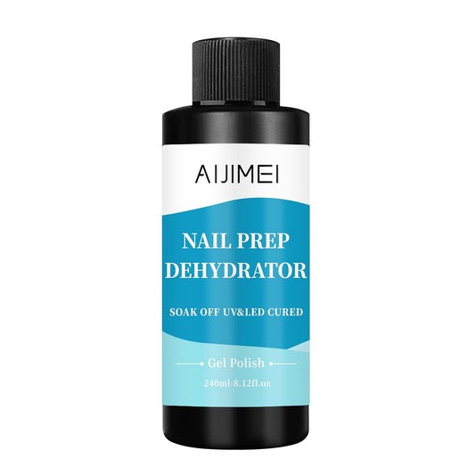 AIJIMEI 240ml Nail Dehydrator Dehydrator Prep for Nail Gel Polish Professional Nail Preparation for Smooth Gel and Acrylic Application Dehydrator for Acrylic 8 Fl Oz