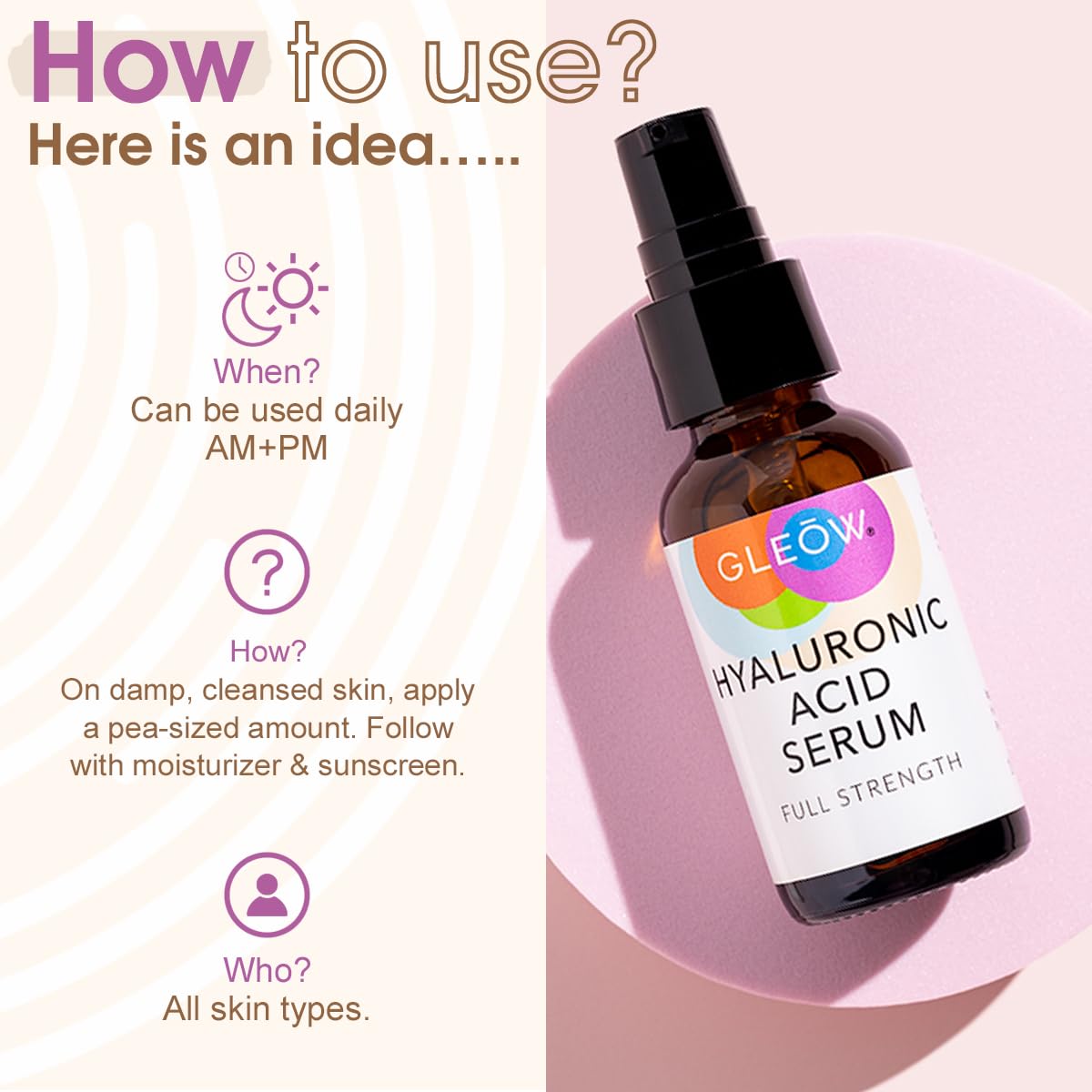 New 2024 Pure Hyaluronic Acid Serum for Face - Hydrating Serum for Women - Hyaluronic Acid Pure Face Serum for Women - Face Serum for Dry Skin with Dark Spots 2oz