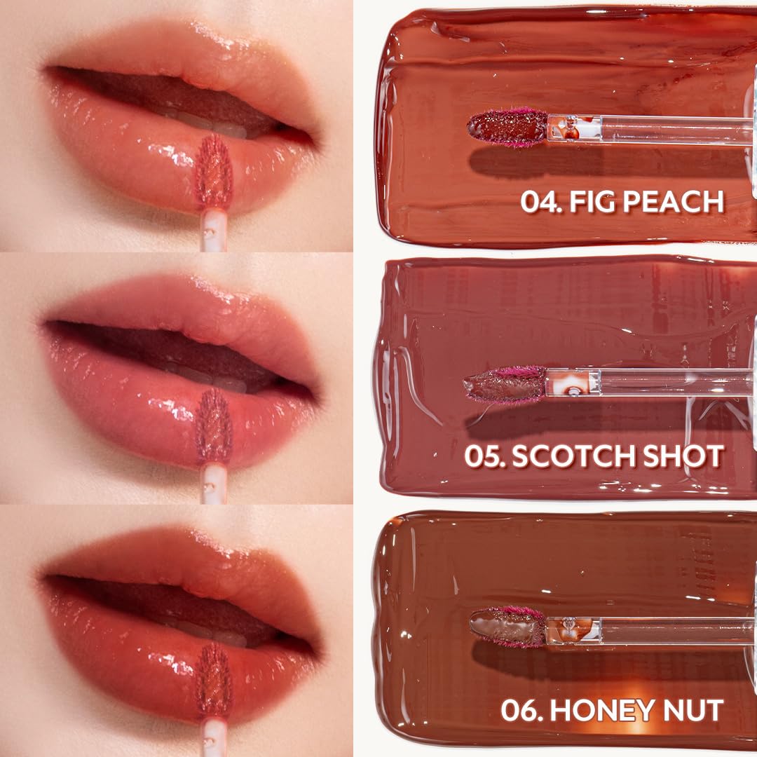 TIRTIR Waterism Tinted Lip Gloss #02 Merry Coral, 0.14 Fl Oz – Kiss Ready Lipgloss, 12H Long Lasting Non Sticky Natural Tinted Glow Korean Multiuse Cheek and Lip Tint for Women gift