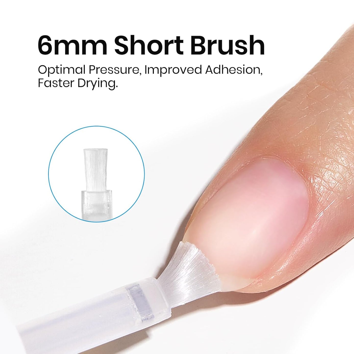 Beetles 3Pcs Gel Nail Glue Nail Dehydrator and Primer, Professional Nail Prep Acid-Free & Hema-Free Dehydrate Bond Primer 9 in 1 Gel Glue Kit for Press On Nails Nail Tips Nail Extension Gifts for Her