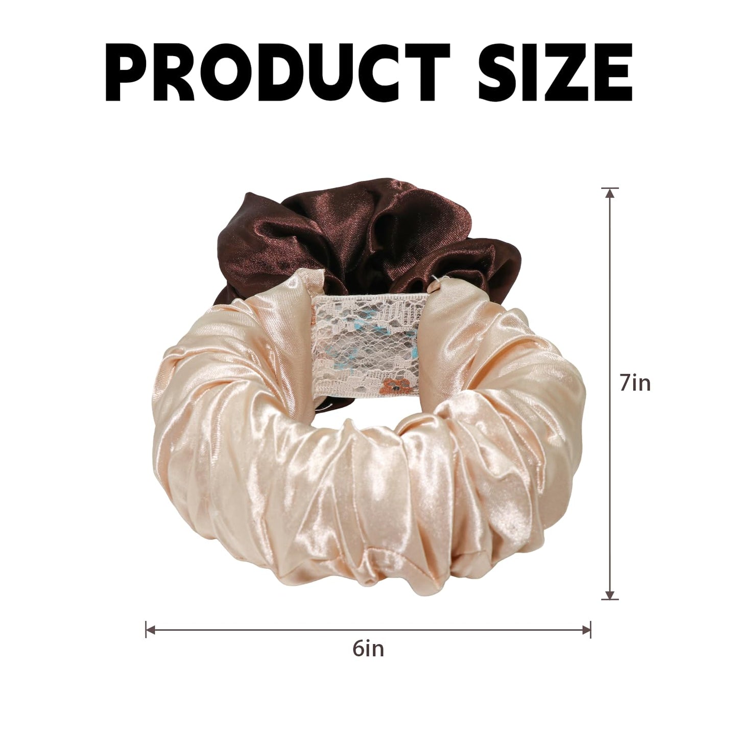 Heatless Hair Curler, Hair Curlers Overnight to Sleep In, Heatless Curling Scrunchie for Women Soft Silk Lazy Rollers Headband for Long Hair Overnight (Yellow, 1PCS)