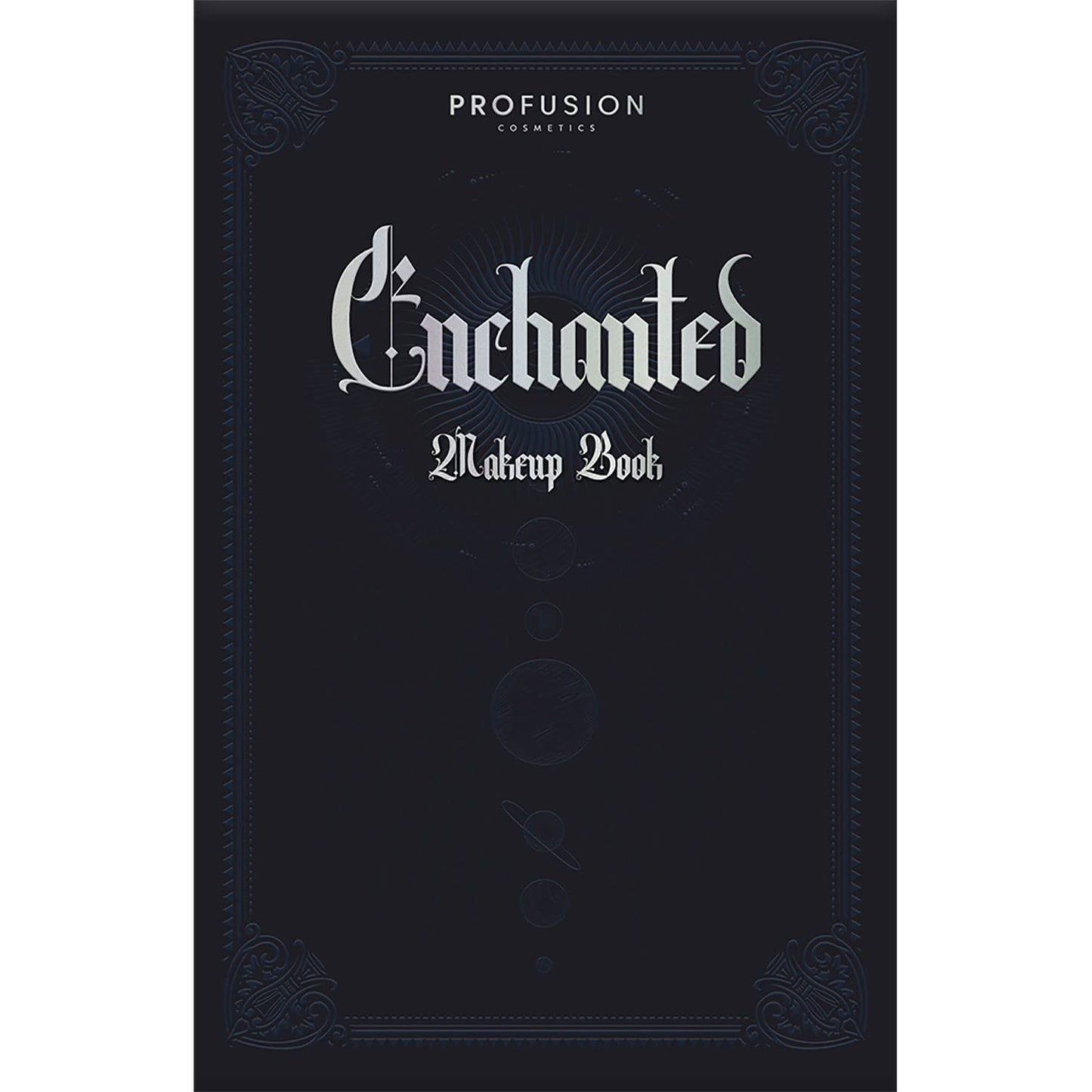 Profusion Cosmetics 5-pc Makeup Look Book, Long Lasting Eye Makeup for Women Eye Brightening Pressed Glitter with Eyeshadow Brush and Black Eyeliner, Easy To Clean and Convenient Makeup Sharpener