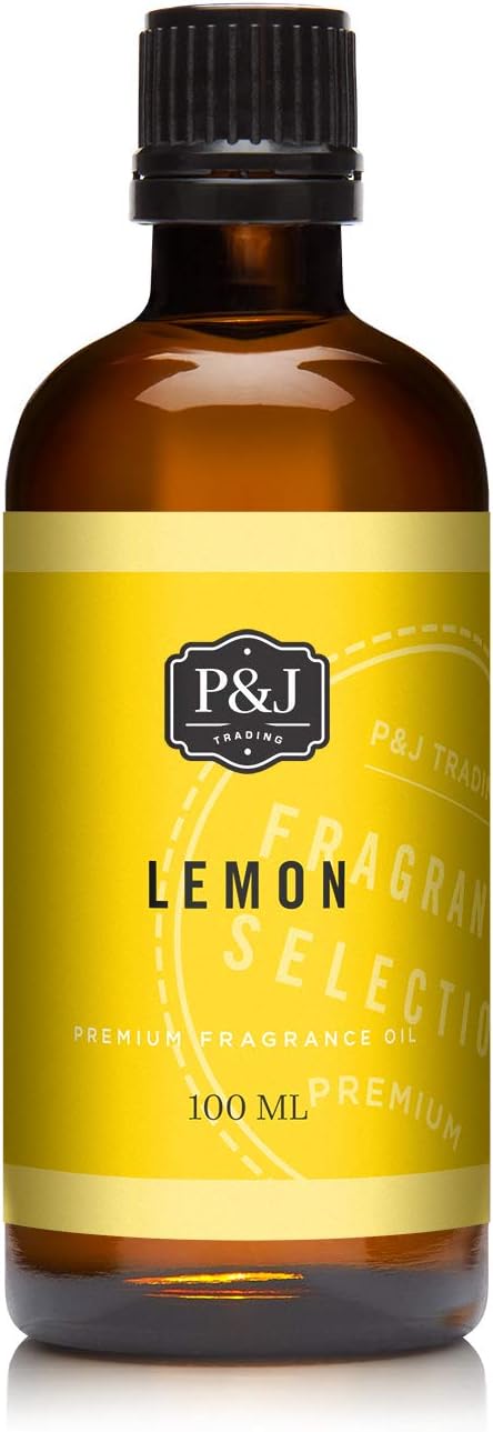 P&J Trading Fragrance Oil | Lemon Oil 100ml - Candle Scents for Candle Making, Freshie Scents, Soap Making Supplies, Diffuser Oil Scents