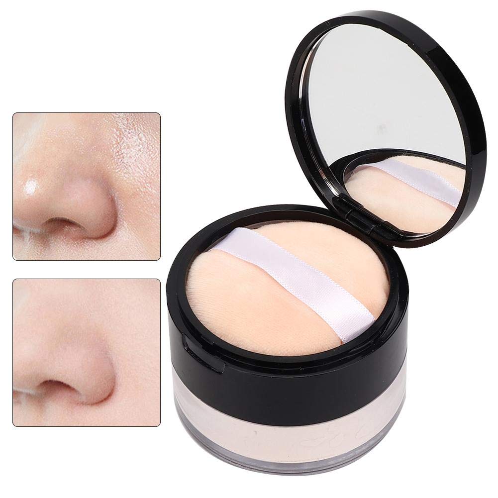 Sonew Makeup Finish Loose Powder, Oil Control ing Moisturizing Makeup Setting Powder for Face, Hair - 15g (02#Ivory White)