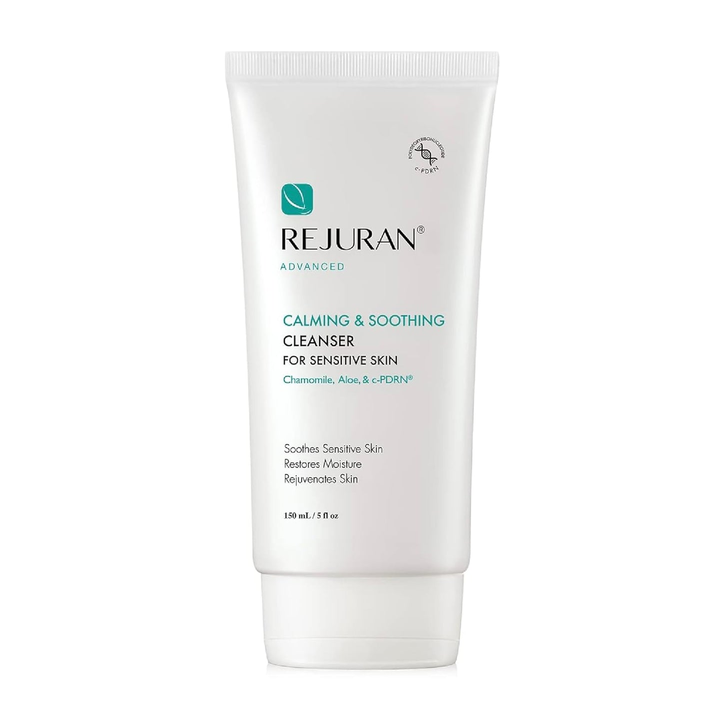 REJURAN® Advanced Calming & Soothing Cleanser, c-PDRN® - Gentle Gel Face Wash Suitable for Sensitive Skin, Effectively Retains Moisture (5.29 oz)