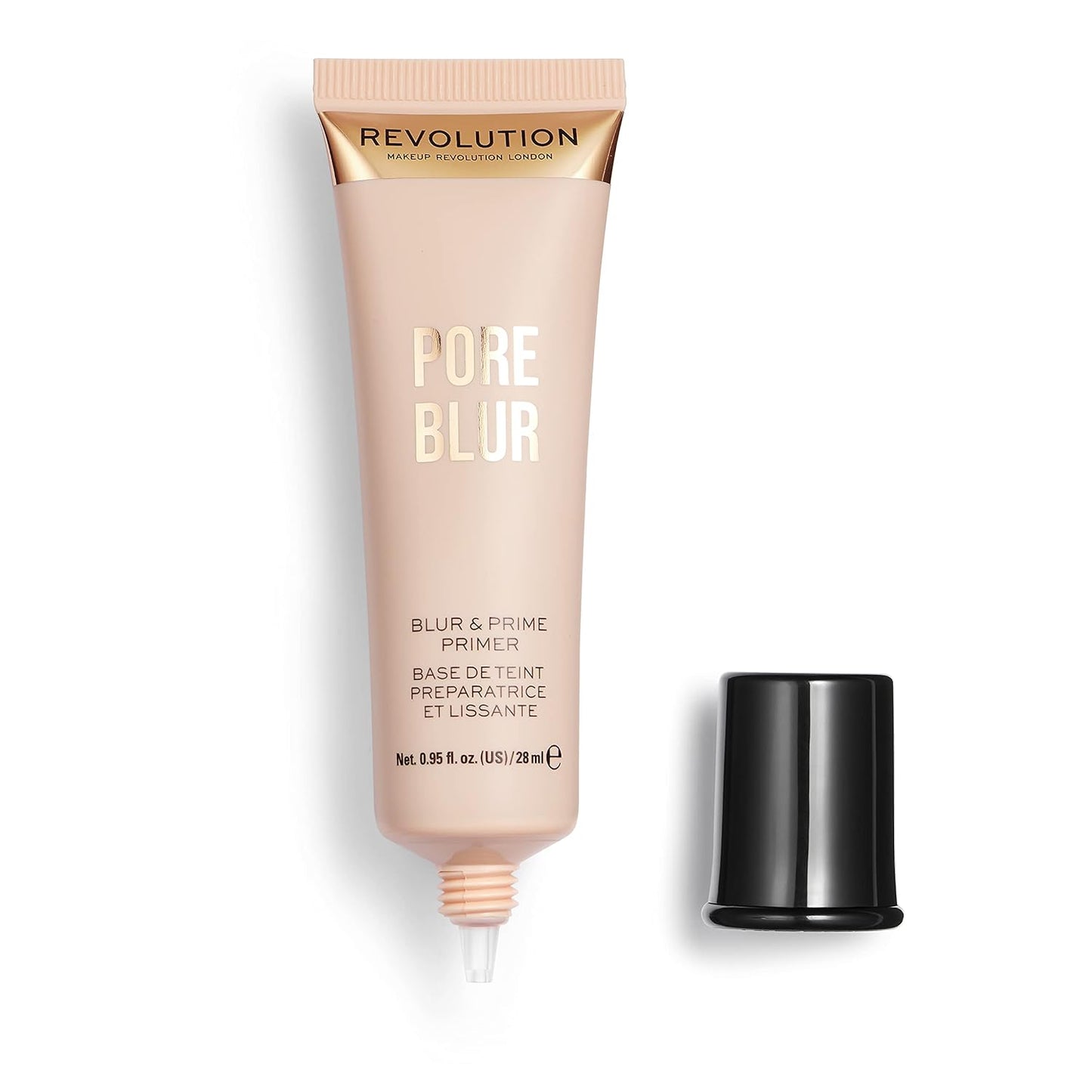 Makeup Revolution Pore Blur Primer, Pore Minimizing Face Primer with Vitamin E, Smoothing & Nourishing Formula 0.95fl.oz