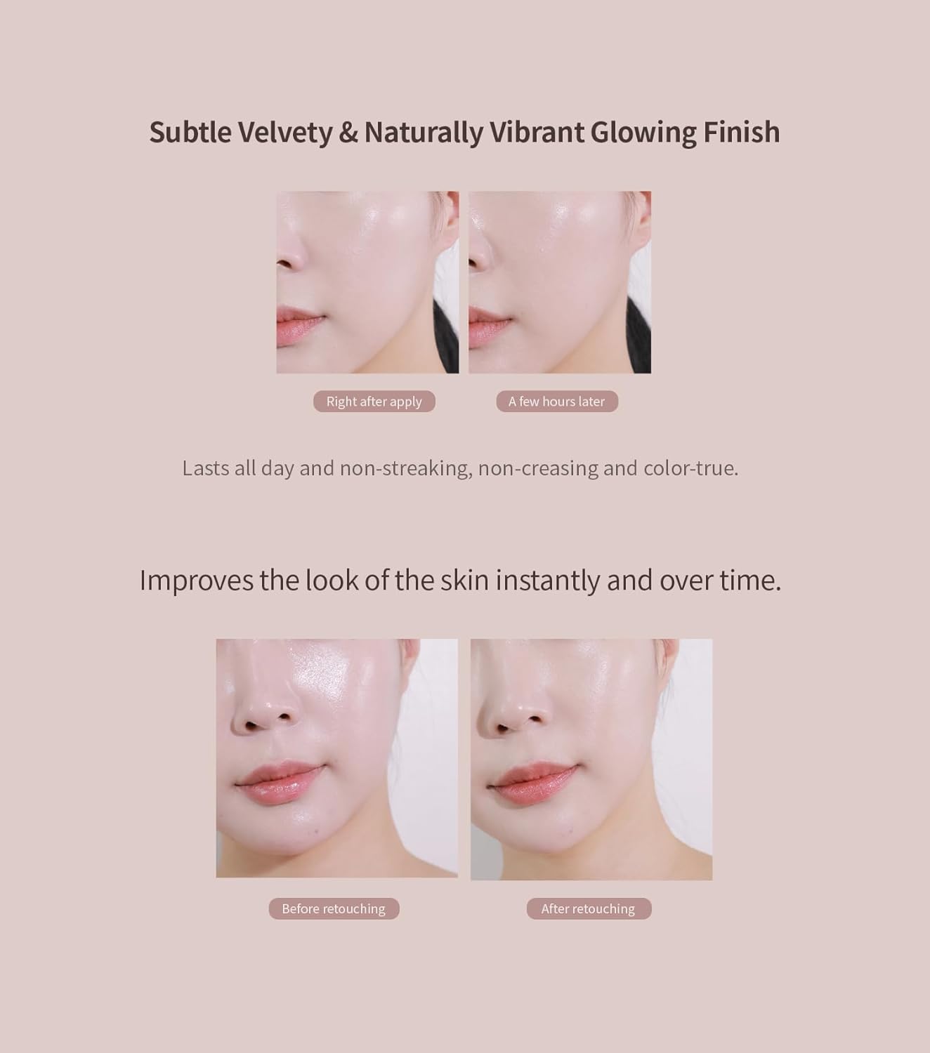 Heart Percent Dote on Mood Layer Cushion SPF 50+/PA+++ with Refill, Satin Glow Silky Flawless Finish Full Coverage Advanced Skincare Foundation (#23N)