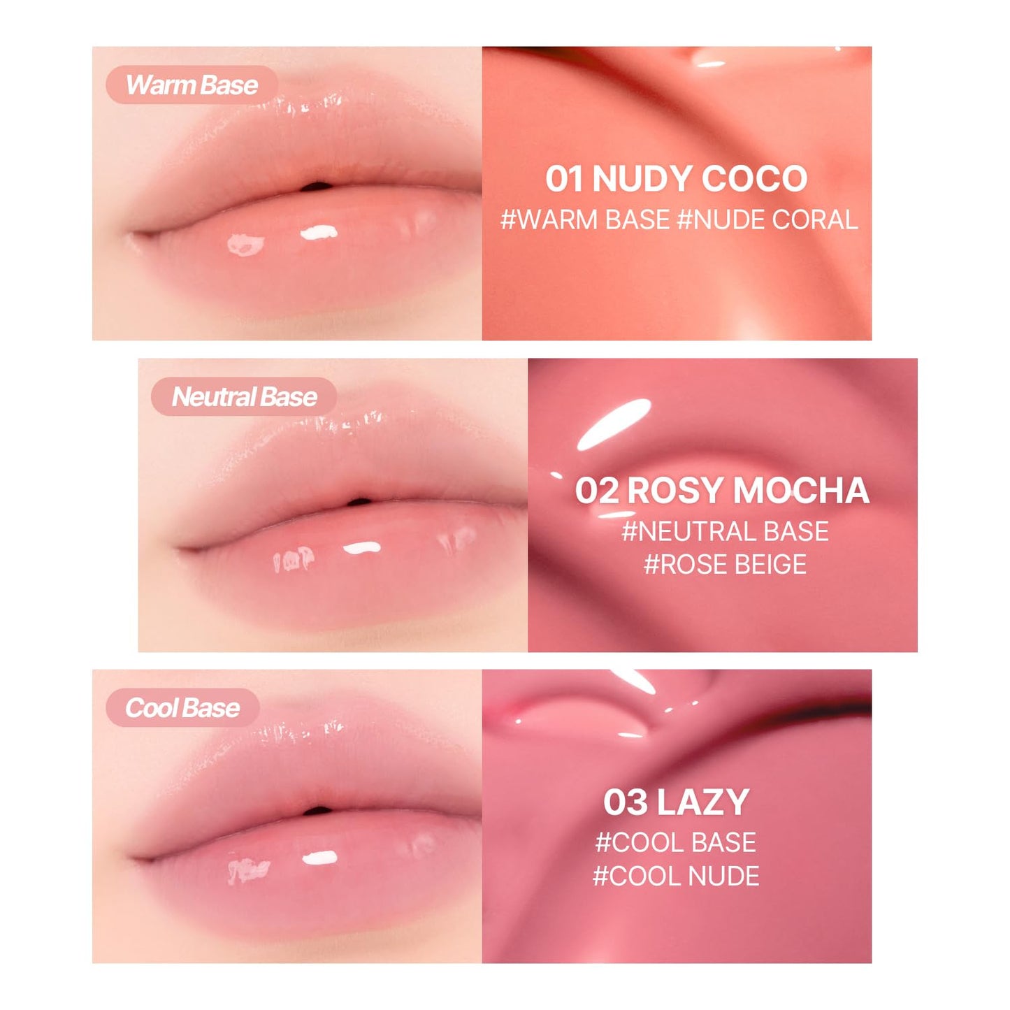 2aN Glaze Bouncing Tint – Lightweight, Moisturizing Lip Tint with High-Shine Finish, Smooth, Light Plumping, Comfortable Wear, Korean Makeup (Chewy, 0.16 oz)