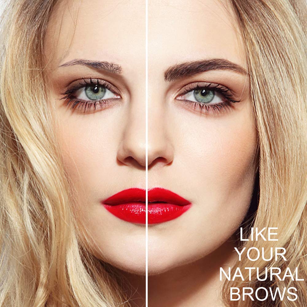Eyebrow Stencil & Eyebrow Pencil, 30 Eyebrow Shaper Kit, Reusable Eyebrow Template With Strap & Eyebrow Razor, Waterproof Eyebrow Pen, 3 Minutes Makeup, Suitable for 98%