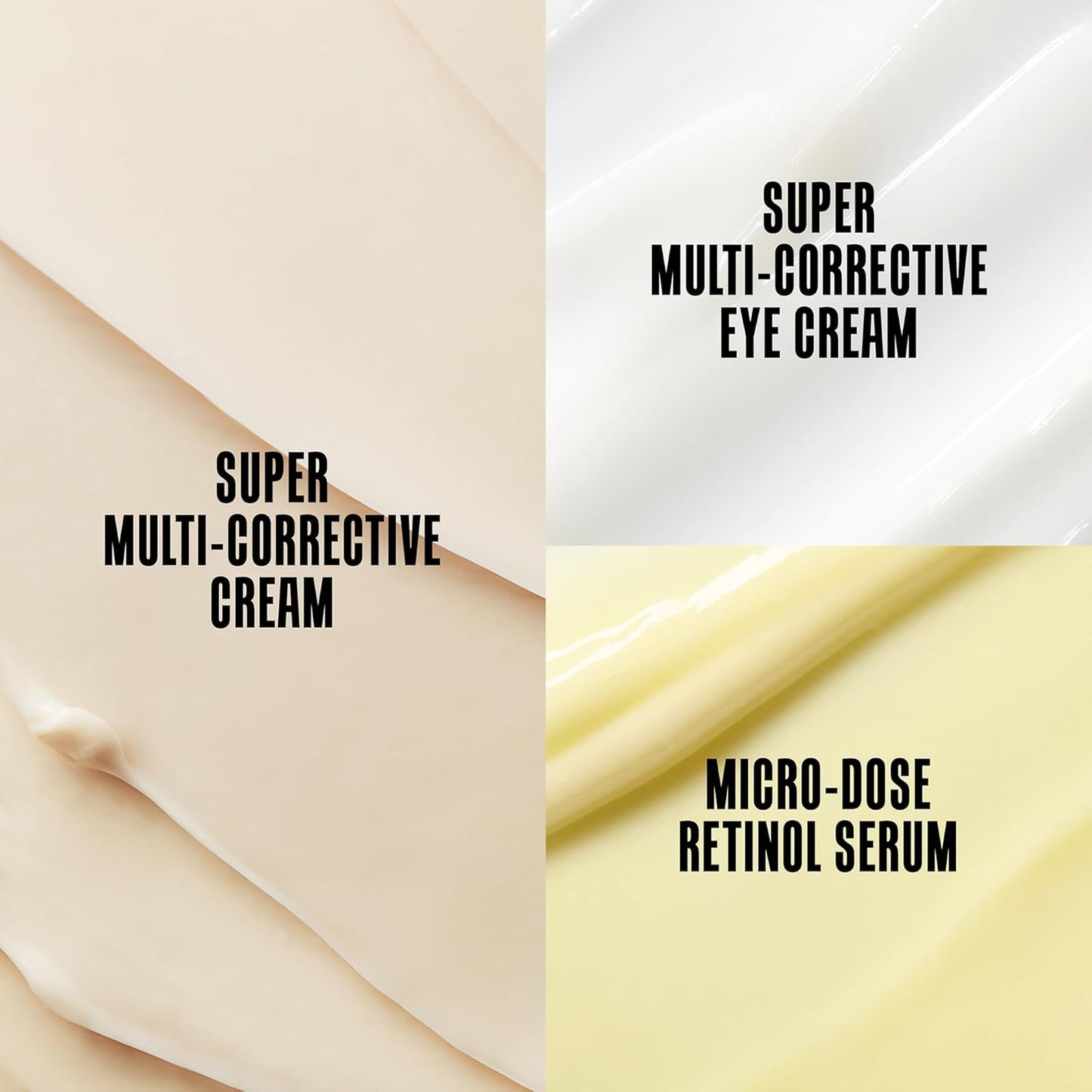 Kiehl's Seriously Correcting Skin Smoothers Skincare Gift Set – 3 Piece Skincare Routine Set with Wrinkle Reducing Face Moisturizer, Retinol Facial Serum & Anti-Aging Eye Cream