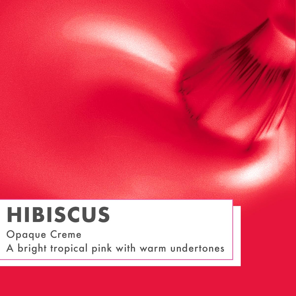 Olive & June Long Lasting Nail Polish | Plump, Gel-Like Finish No Lamp Needed Lasts up to 10 days | Salon-Quality Color at Home | 15-Free, Vegan & Cruelty-Free Chip-Resistant | Hibiscus, Tropical Pink