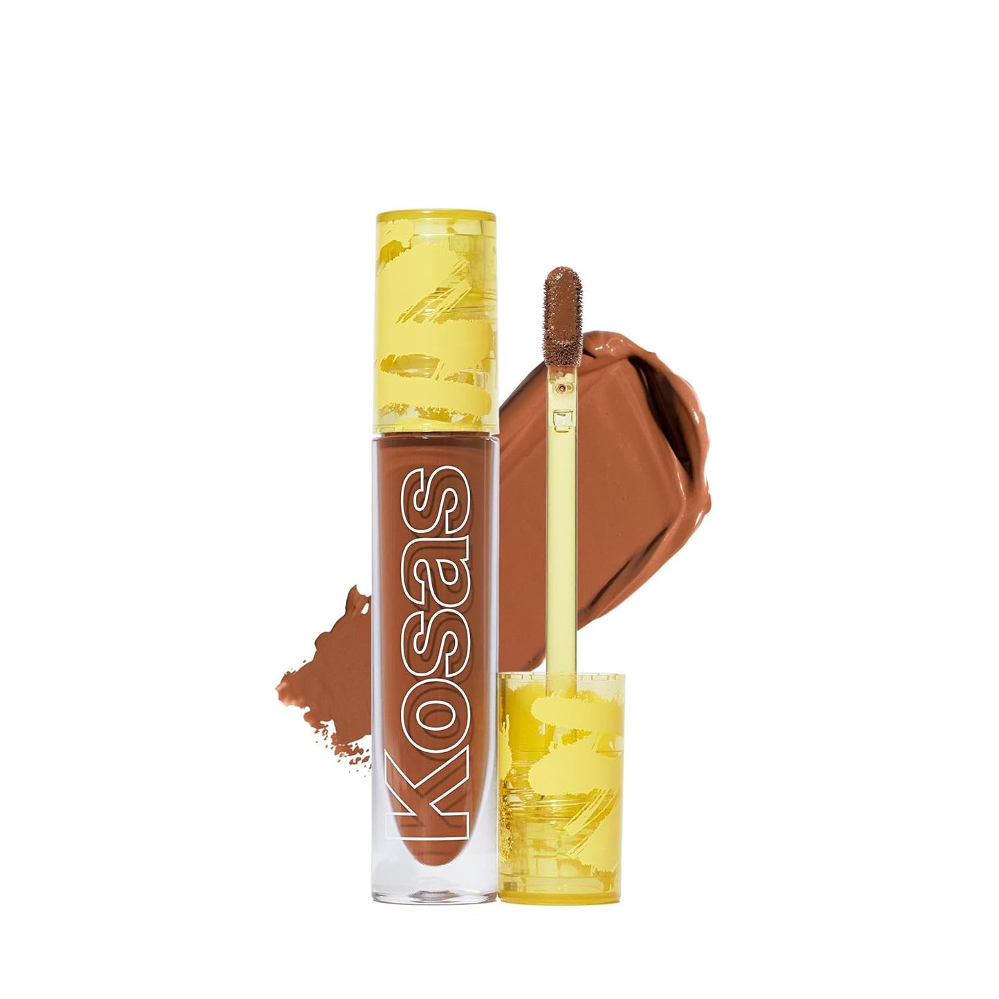 Kosas Revealer Concealer - Medium Coverage Makeup with Hyaluronic Acid, Conceals Dark Circles Under Eyes, Dark Spots and Blemishes + Brightens, Hydrates, Long-Lasting & Vegan, (Tone 8.5 C)