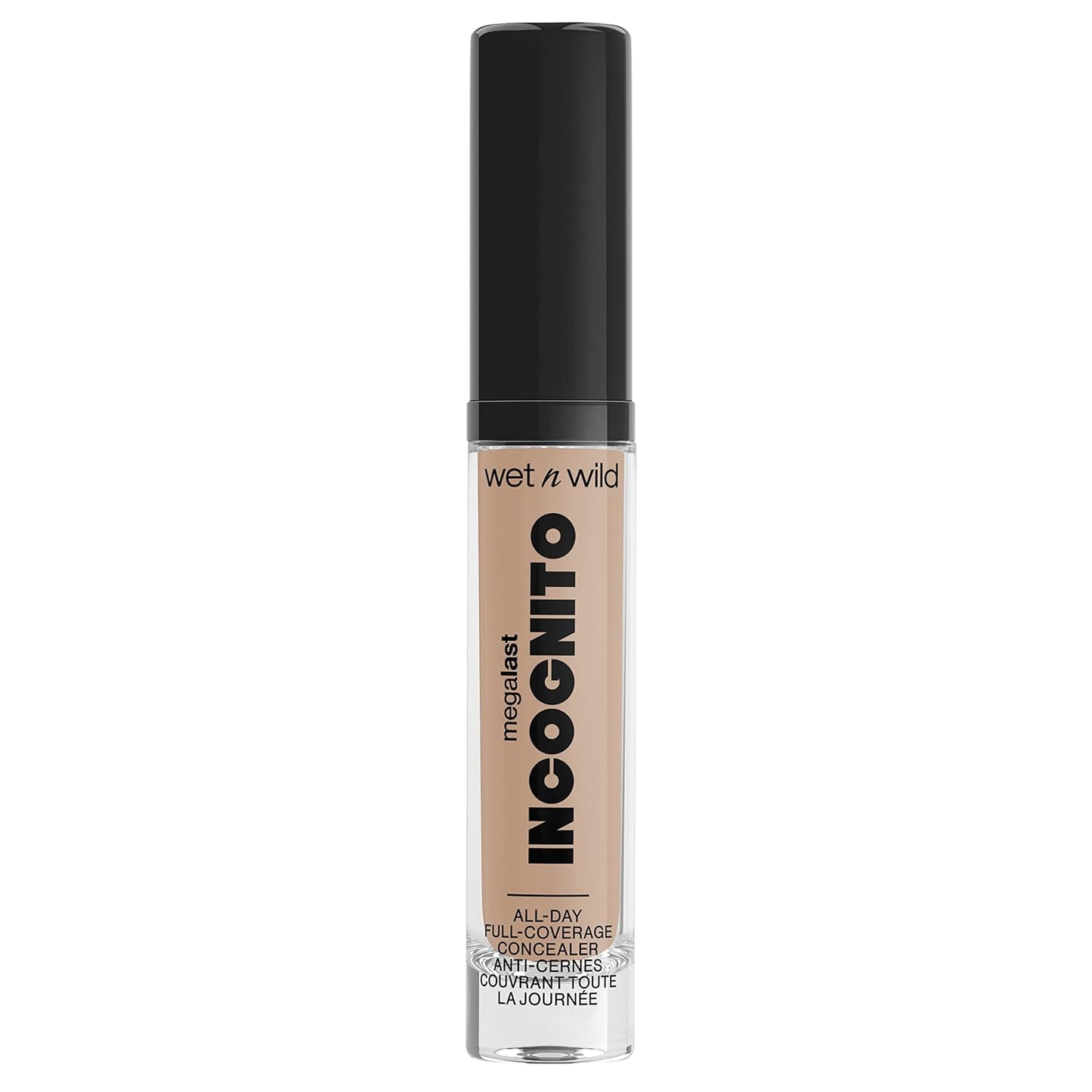 wet n wild Mega Last Incognito All-Day Full Coverage Liquid Matte Concealer, Light Honey