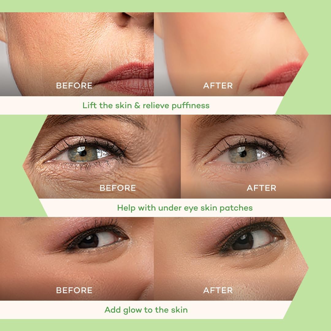 LUONKOS Gua Sha Ice Globes - Set of 2, Silver Stainless Steel - Facial Massage Tool & Lymphatic Drainage Massager - Reduces Puffiness, Fine Lines & Dark Circles