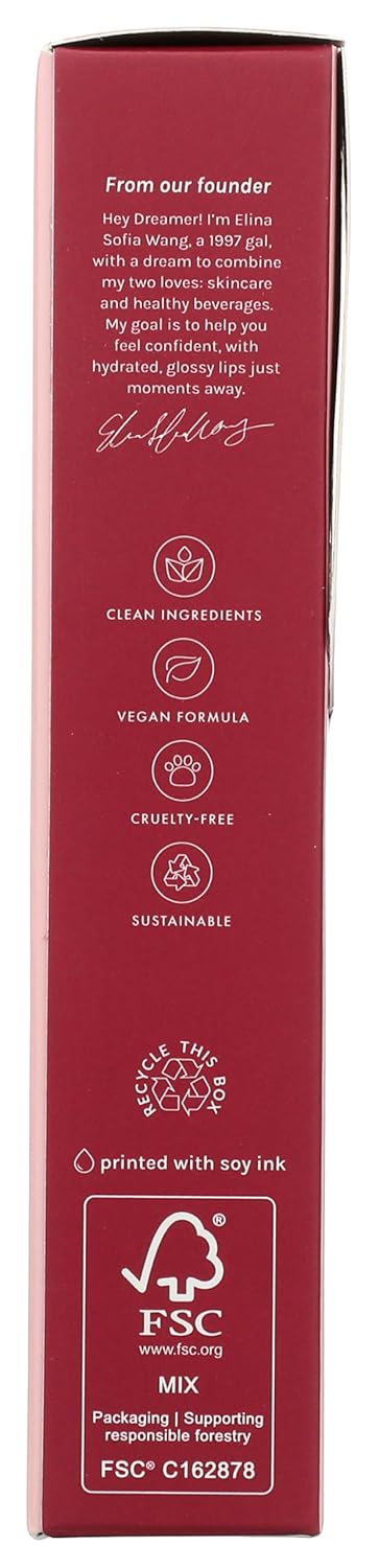 ESW Beauty Berry Kisses Lip Treatment Set – Raspberry Acai, Cherry Tart & Strawberry Banana – Hydrating, Smoothing & Protective Lip Gloss Set