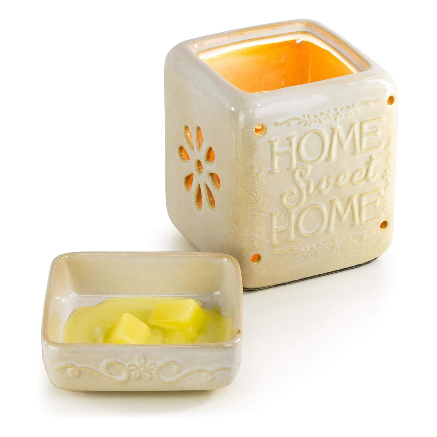 Ceramic Plug-in Wax Warmer & Night Light for Wax Melts and Oils | Mirenity
