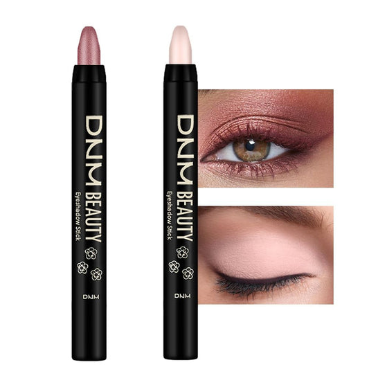 evpct 2Pcs Cream Eyeshadow Sticks Set for Eyes Waterproof, Sand Rose Shimmer Desert Matte Eye shadow Stick Pencil Pen Bulk sombras en crema para ojos 27+28