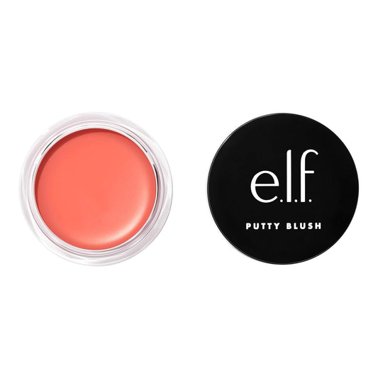 e.l.f. Putty Blush, Creamy & Ultra Pigmented Formula, Infused with Argan Oil & Vitamin E, Turks and Caicos, 0.35 Oz (10g)
