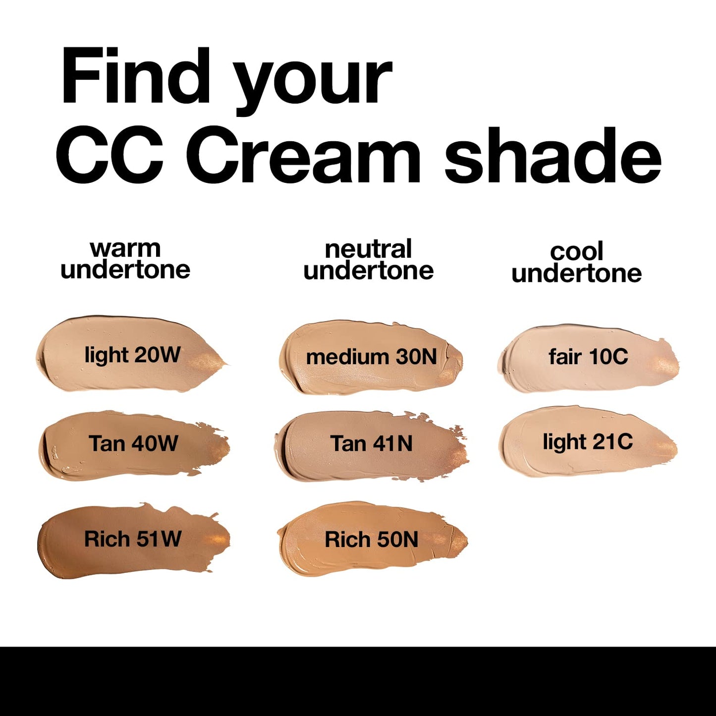 Palladio Full-Coverage Color Correction CC Cream, Oil-Free with Peptides & Vitamin C, Buildable Foundation Coverage (Tan 40W, Warm Undertone),0.87 Fl Oz (Pack of 1)
