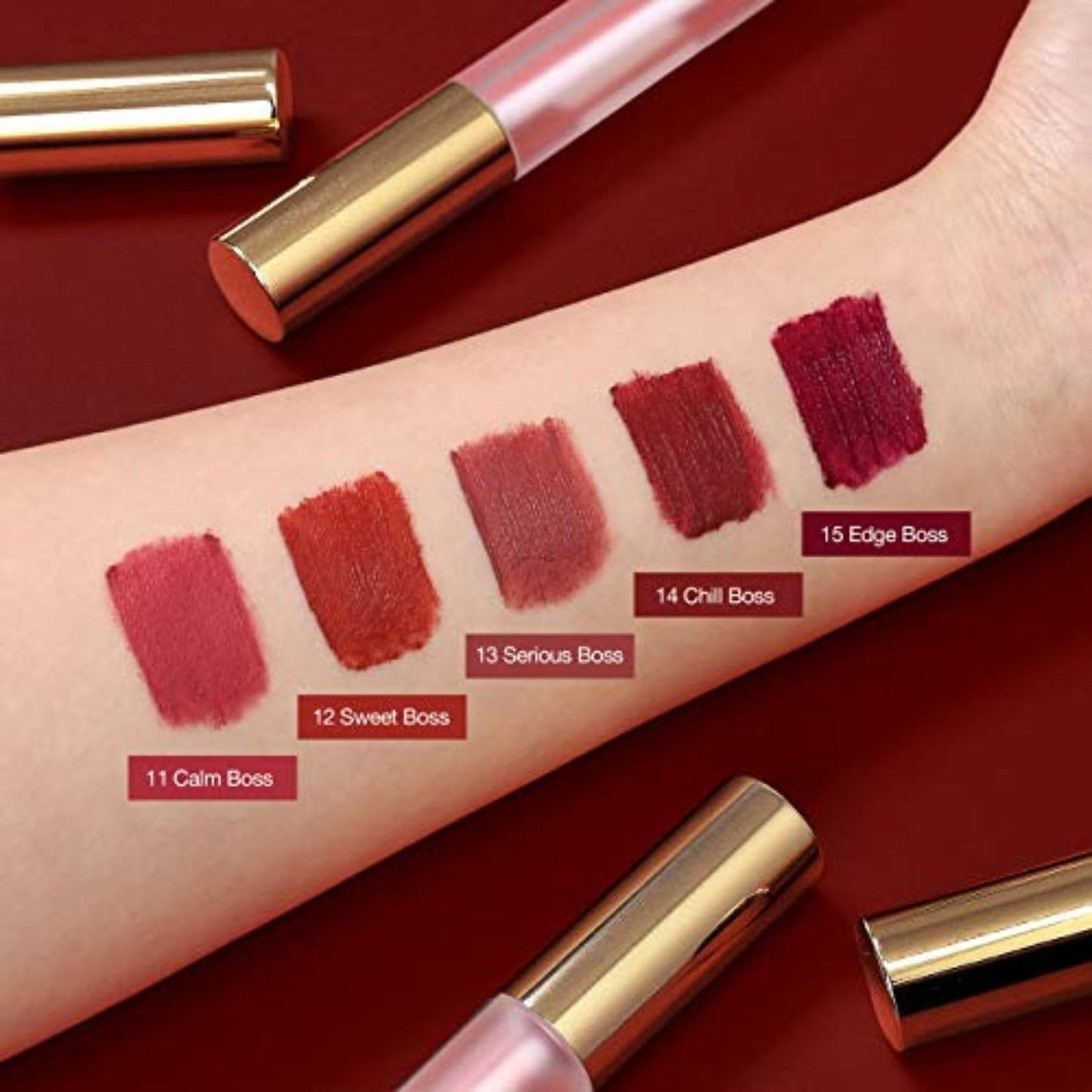 BBIA Last Velvet Lip Tint - Soft & Creamy Matte Finish Lip Stain, Blur Effect with Velvety Texture, Long-Lasting, High Pigment, Lightweight, Non-Drying, Korean Lip Makeup (14 CHILL BOSS)