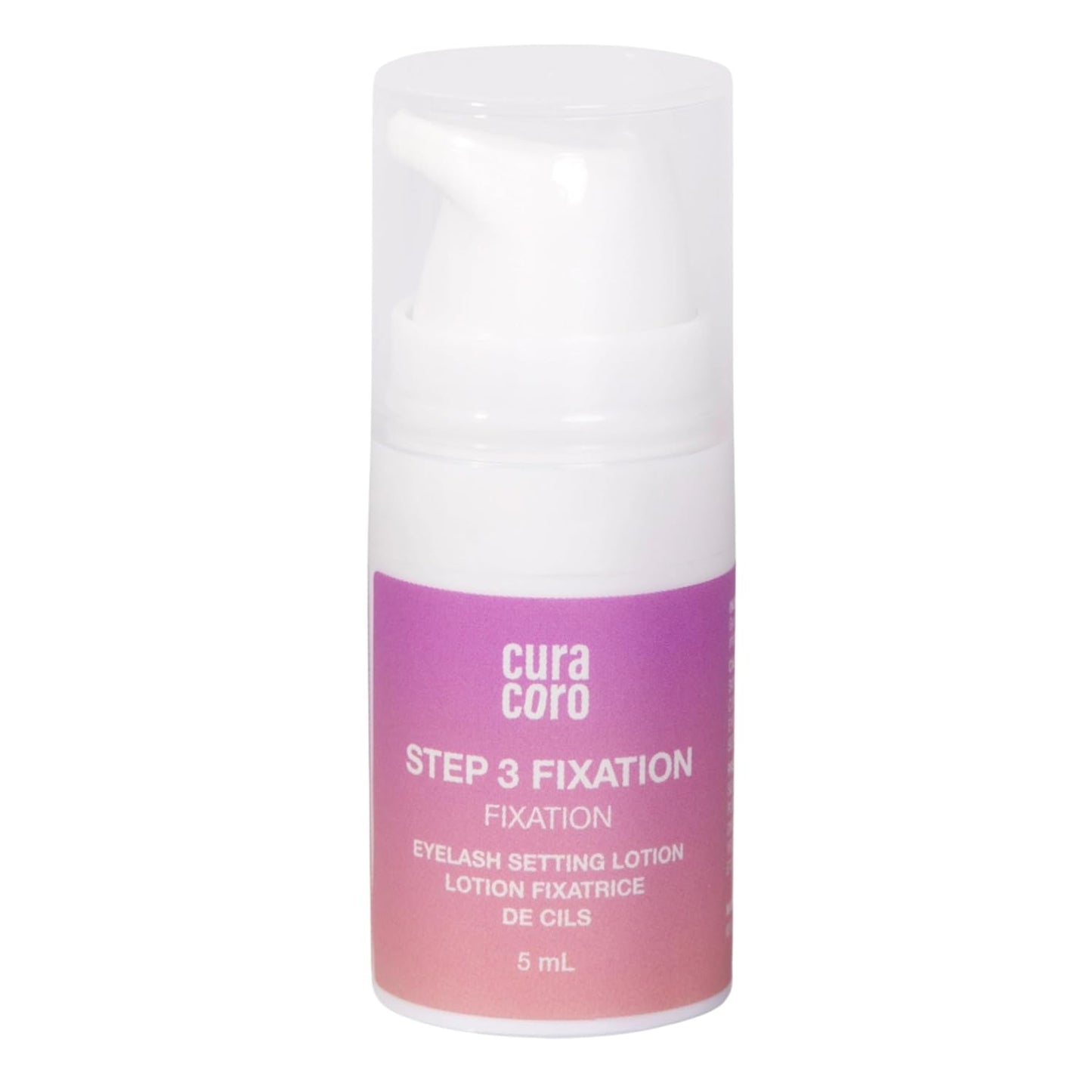 Curacoro Lash Lift Fixation Lotion - Professional Eyelash Perm Kit, Semi-Permanent Lash Curling, Nourishing Collagen, Hygiene Safe & Easy to Clean, Professional Use (Step 3)