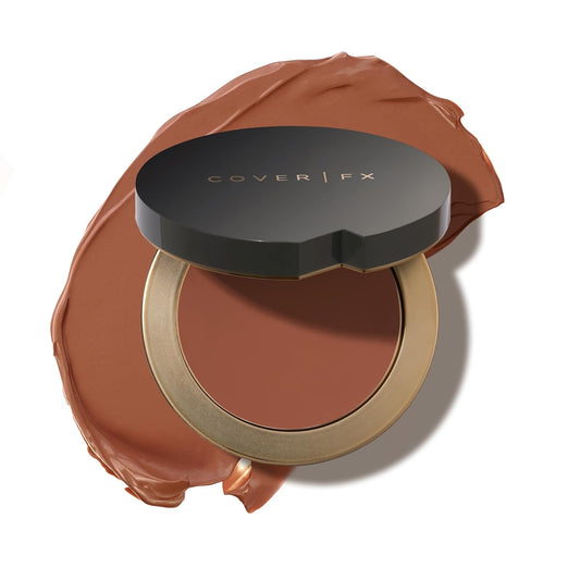 COVER FX Total Cover Cream Foundation - Shade R1 - Buildable Coverage - Natural Finish - Oil-Free - Sweat-Proof
