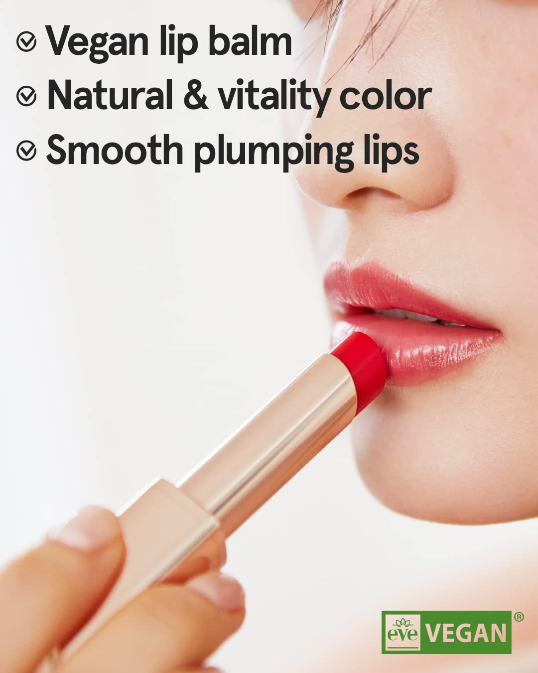 ATHÉ Authentic Lip Balm 03 AWESOME (Tinted), Lightweight Wear & Plumping Lips without Stickiness, Moisturizing & Nourishing Plant-Based Vegan Chapstick for Dry, Petrolatum Free, Cruelty-Free