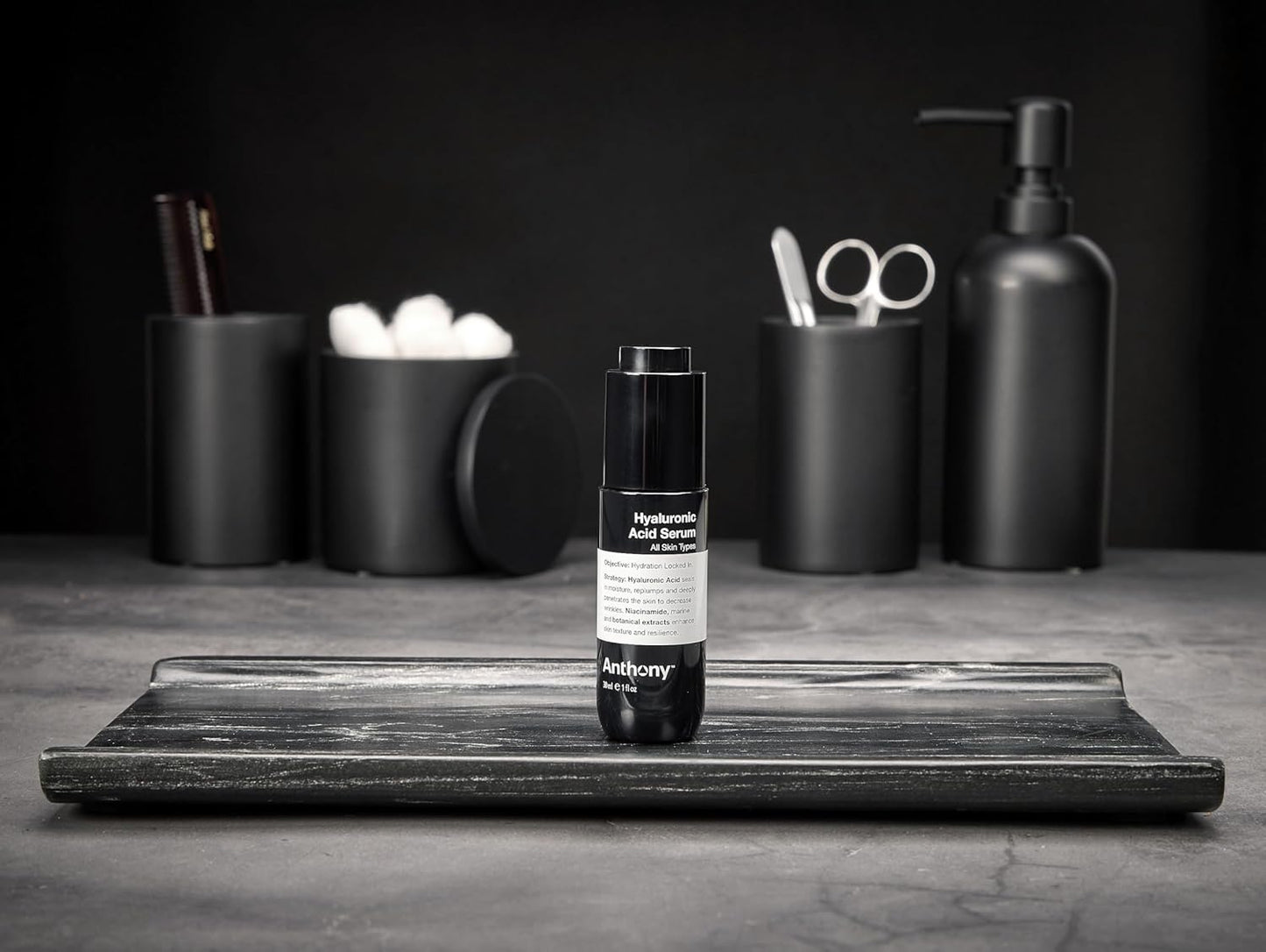 Anthony Hyaluronic Acid Serum – Hydrating Face Serum with Dual Hyaluronic Acid, Coconut Water & Niacinamide – Lightweight, Non-Greasy Formula for All Skin Types – 1 oz