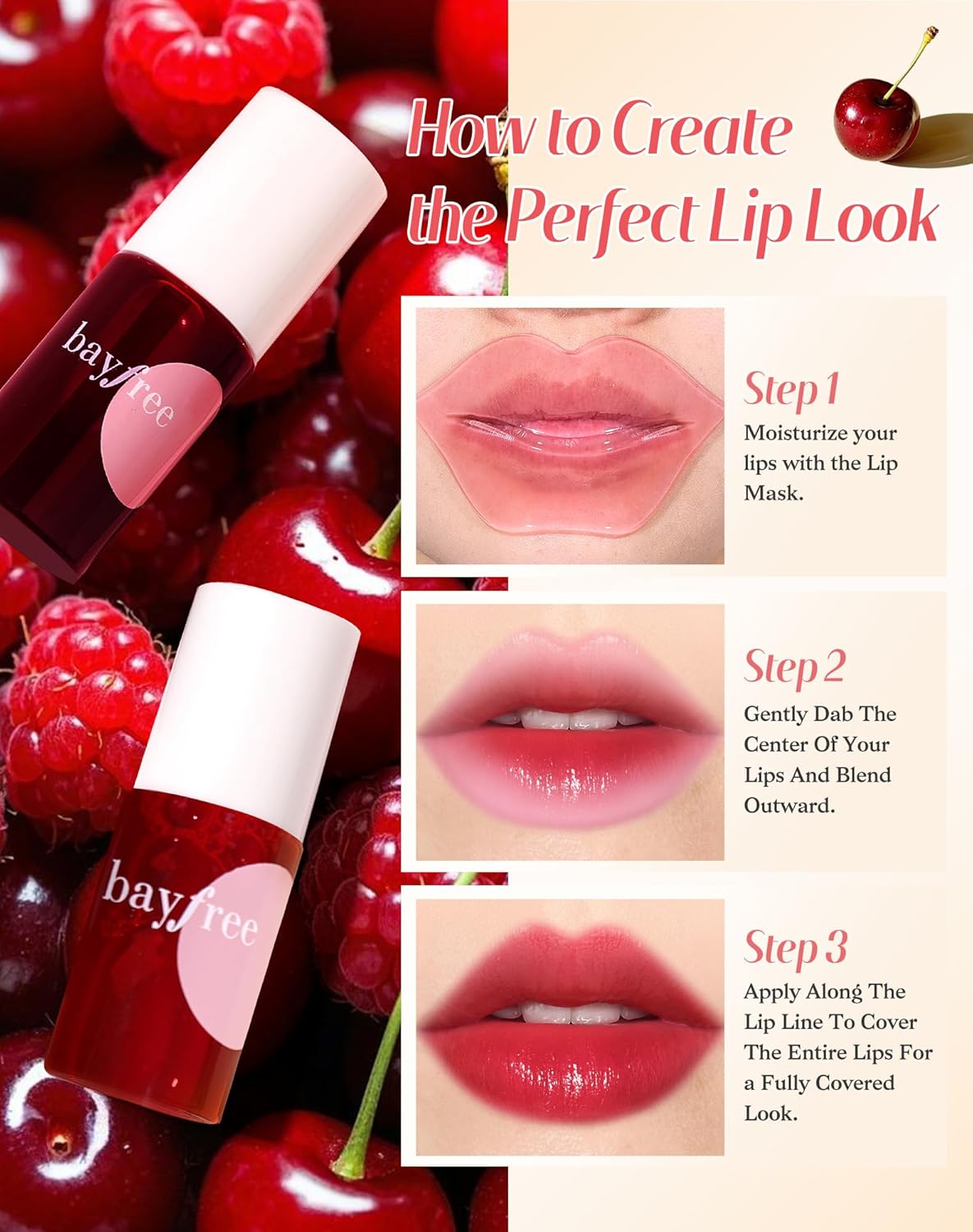 Lip Tint Stain Set, Lip Stain Long Lasting Lightweight Waterproof, Transfer-Proof, Non-sticky, Lip Makeup Matte Finish