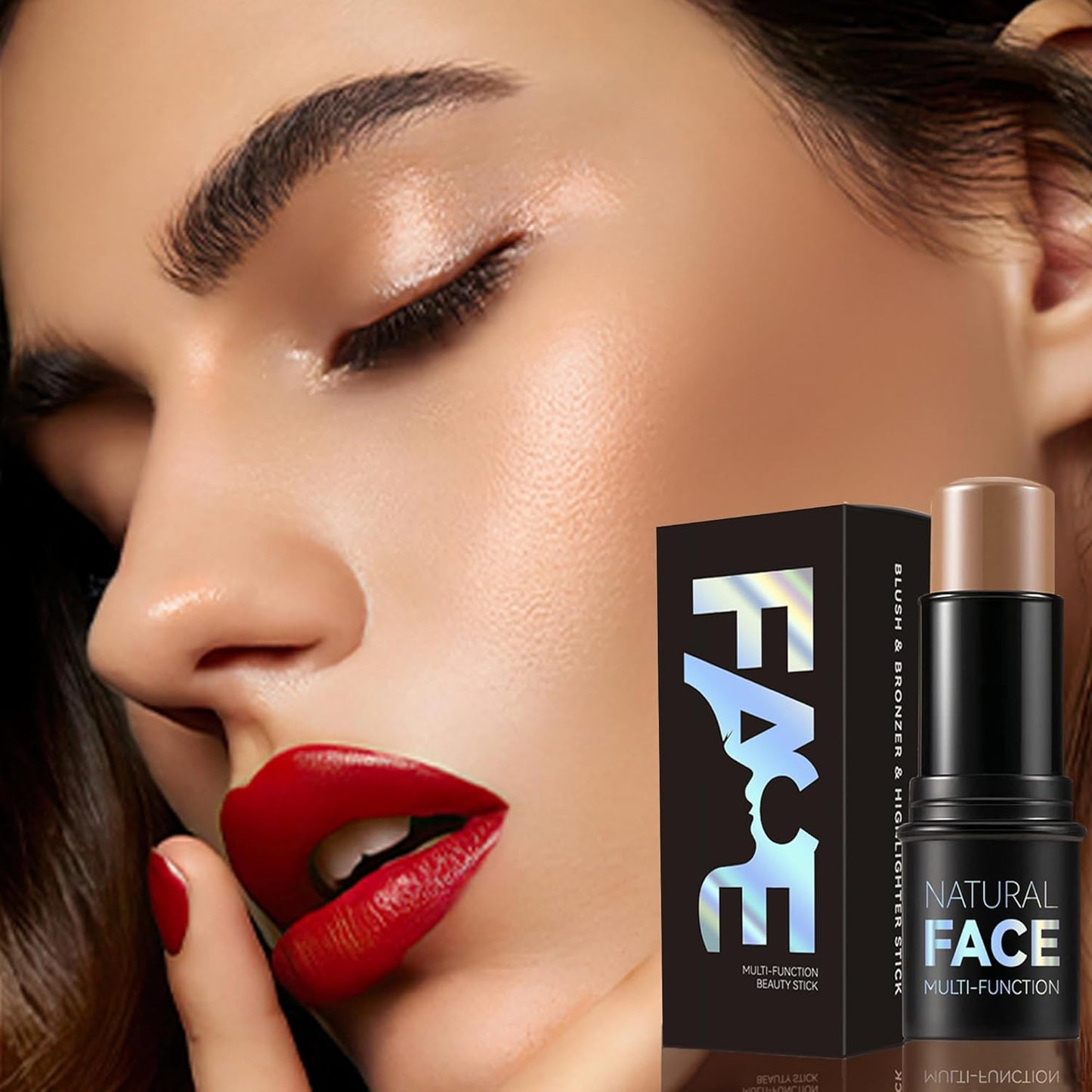 Highlighter Contour Stick, Milk Makeup Contour, Blush Sticks, Highlight Contour Palette, Glint Highlighter, Make Up Highlighter, Contouring Stick, Highlighter Makeup Stick, 01#PEARLESCENT GOLD