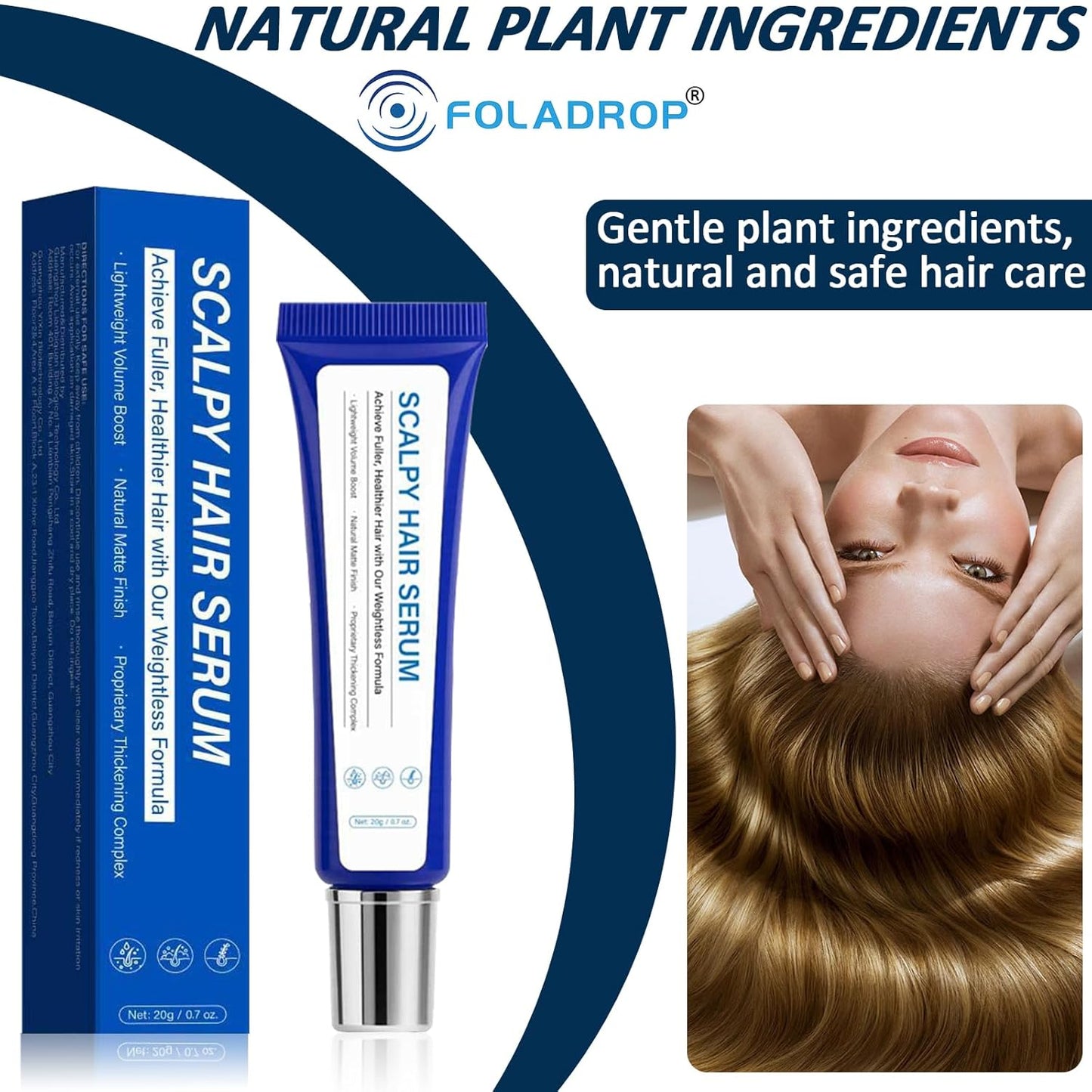 Hair Ampoule Serum, Scalpy Hair Growth Serum for Hair Loss & Thinning | Hair Growth Serum Women & Men w/Salicylic Acid, Menthol, Dexpanthenol | Non-Greasy, Lightweight (1 Pcs)