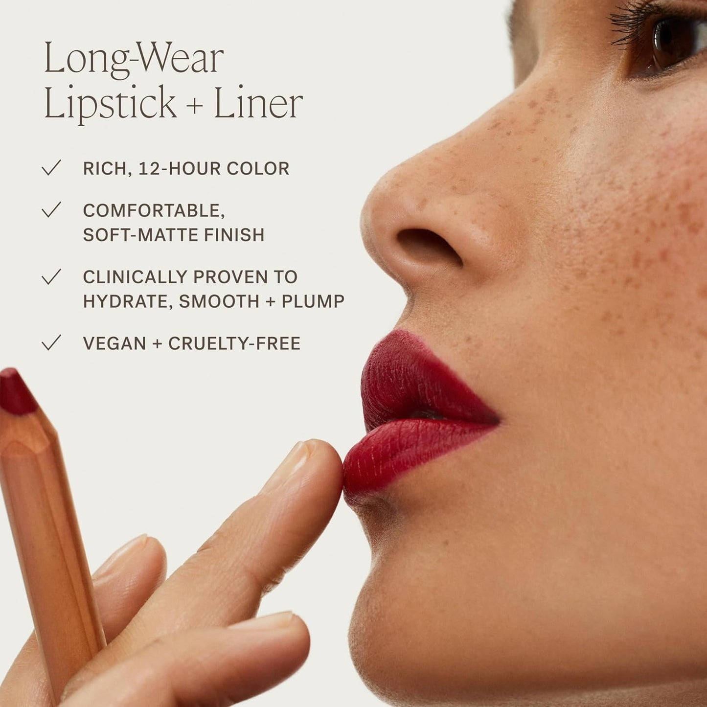 ILIA - Lip Sketch Hydrating Crayon | Hydrate, Plump, Smooth, Strengthen | Long Lasting up to 12-Hours, Bleed-Resistant, Soft-Matte | Barrier-Building, Non-Toxic, Cruelty-Free (Kiln)