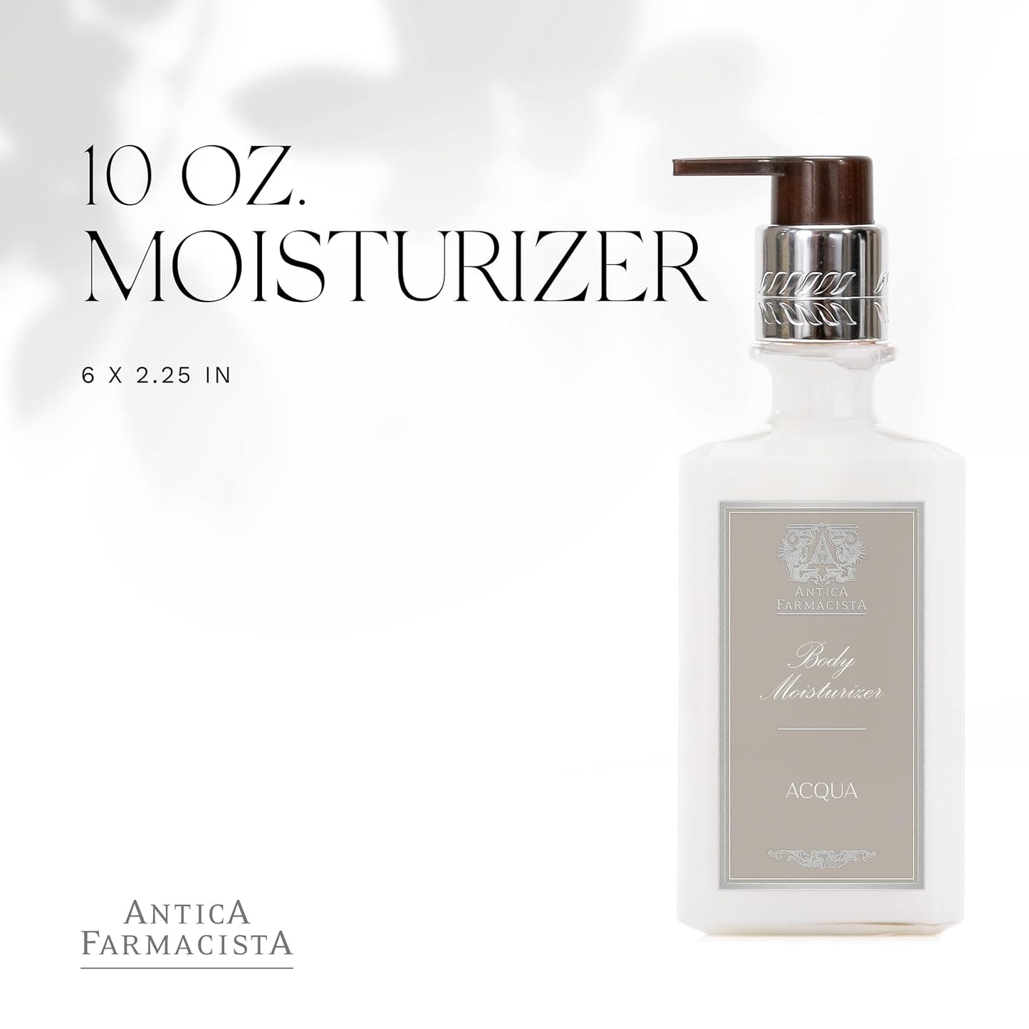 Antica Farmacista Body Moisturizer - Moisturizing Scented Lotion - Premium Body Moisturizer - Luxury Gift for Women & Men - Hand & Skin Hydration - Acqua Body, 10 Fl Oz