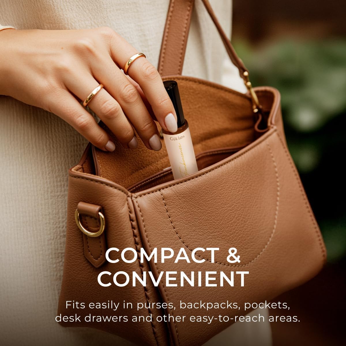 Gya Labs Frankincense Essential Oil Roll on for Face - 100% Pure Natural Frankincense Oil Roller for Skin, Aches Comfort, Soothing Aromatherapy, Self-Care Gifts for Men & Women (0.34 Fl Oz)