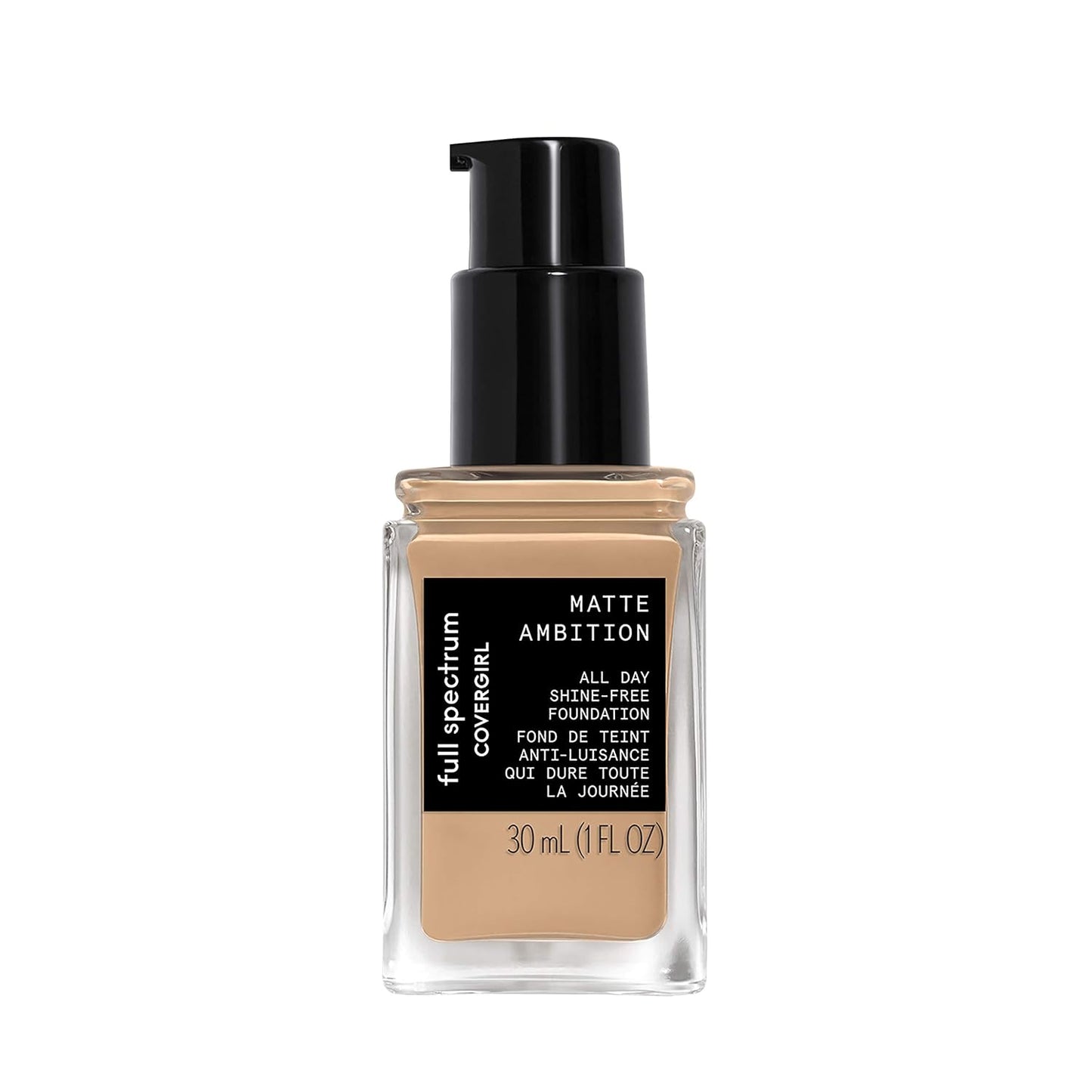 COVERGIRL Matte Ambition, All Day Foundation, Medium Cool 1, 1.01 Ounce