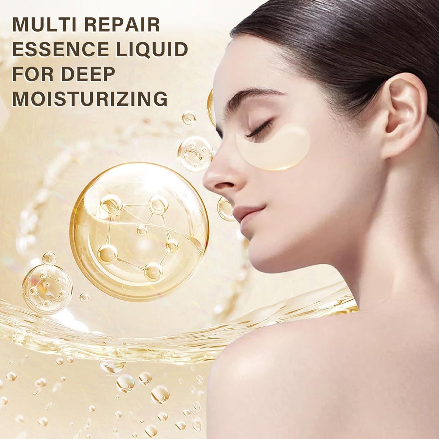 Under Eye Masks,30 Pairs of Hyaluronic Acid Anti-Ageing Eye Masks with Collagen Eye Gel Pads for Dark Circles,Wrinkles,Fine Lines,Puffiness and Under-Eye Bags