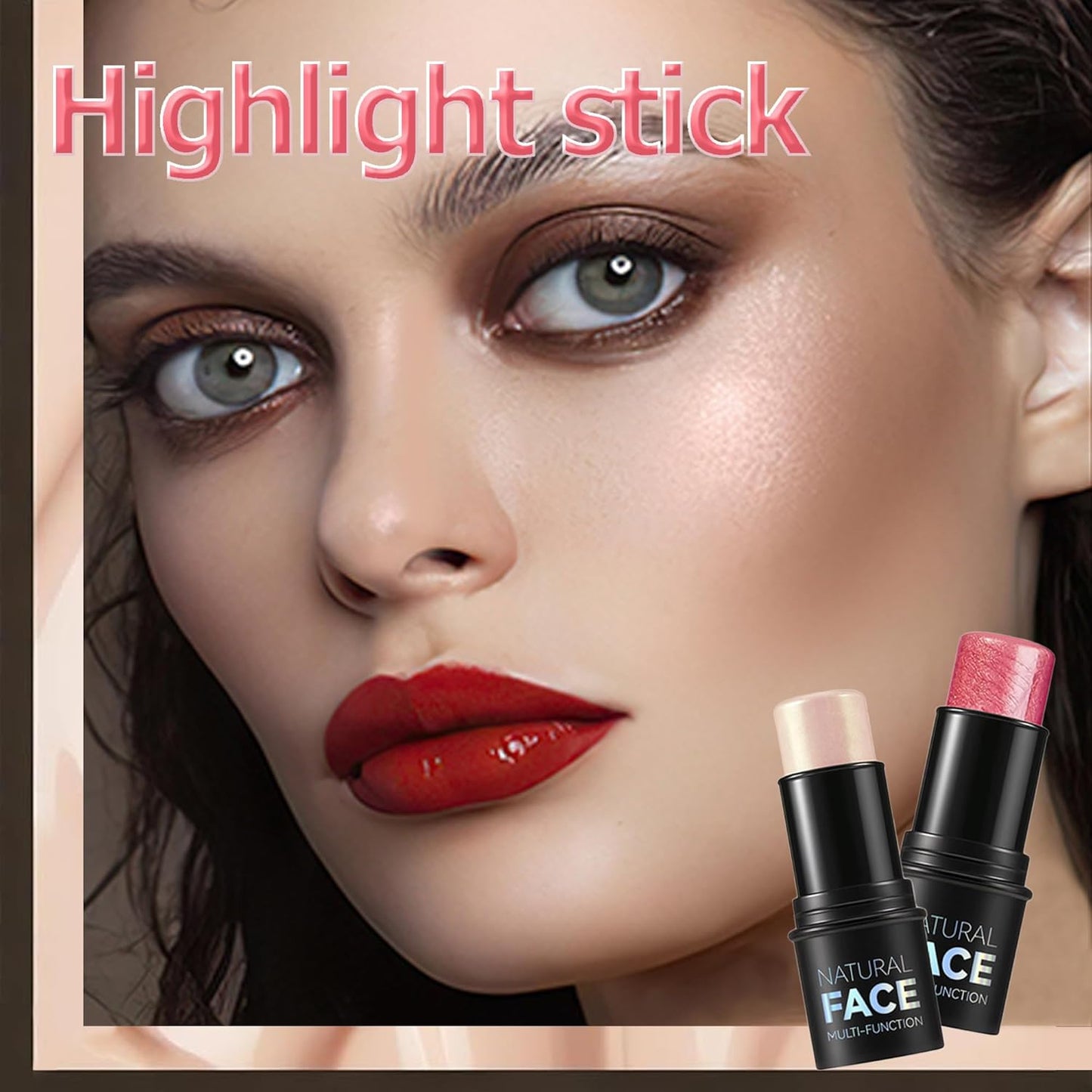 Highlighter Contour Stick, Milk Makeup Contour, Blush Sticks, Highlight Contour Palette, Glint Highlighter, Make Up Highlighter, Best Contouring Stick, Highlighter Makeup Stick, 04#MOCHA