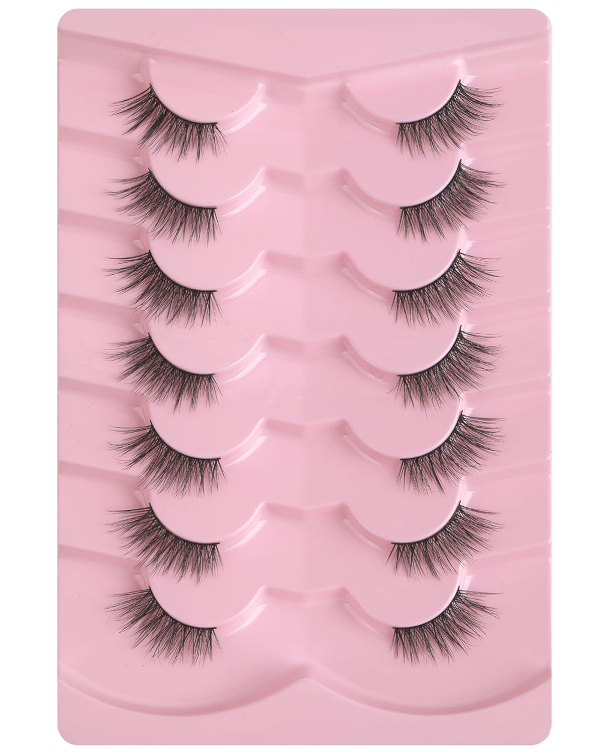 Half Lashes Natural Lashes Wispy Lashes Corner Lashes 3/4 False Eyelashes Natural Half Eyelashes W19