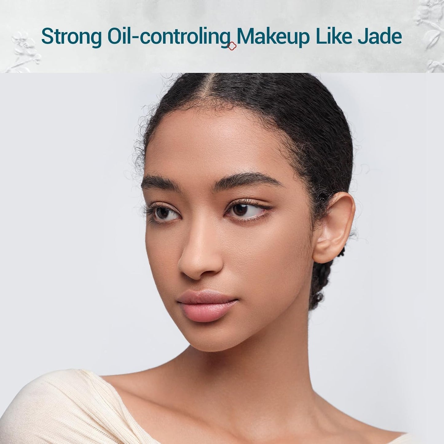 FLORASIS Breathable Loose Setting Powder, Flawless Jade Lightweight Long-Lasting Makeup Powder for Face (08 Amber)