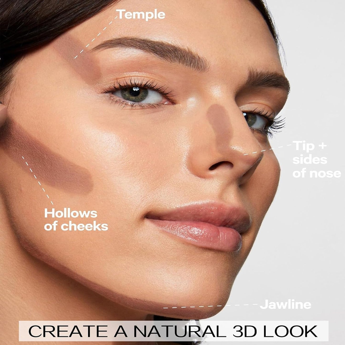 8 Colors Cream Contour Sticks Makeup Kit, Dual-Ended Concealer Stick With Soft Brush, Non-Greasy Long-Wear Face Primer Multi-Use Contouring Pen, Full Coverage Shades Corrector Concealer (07#)