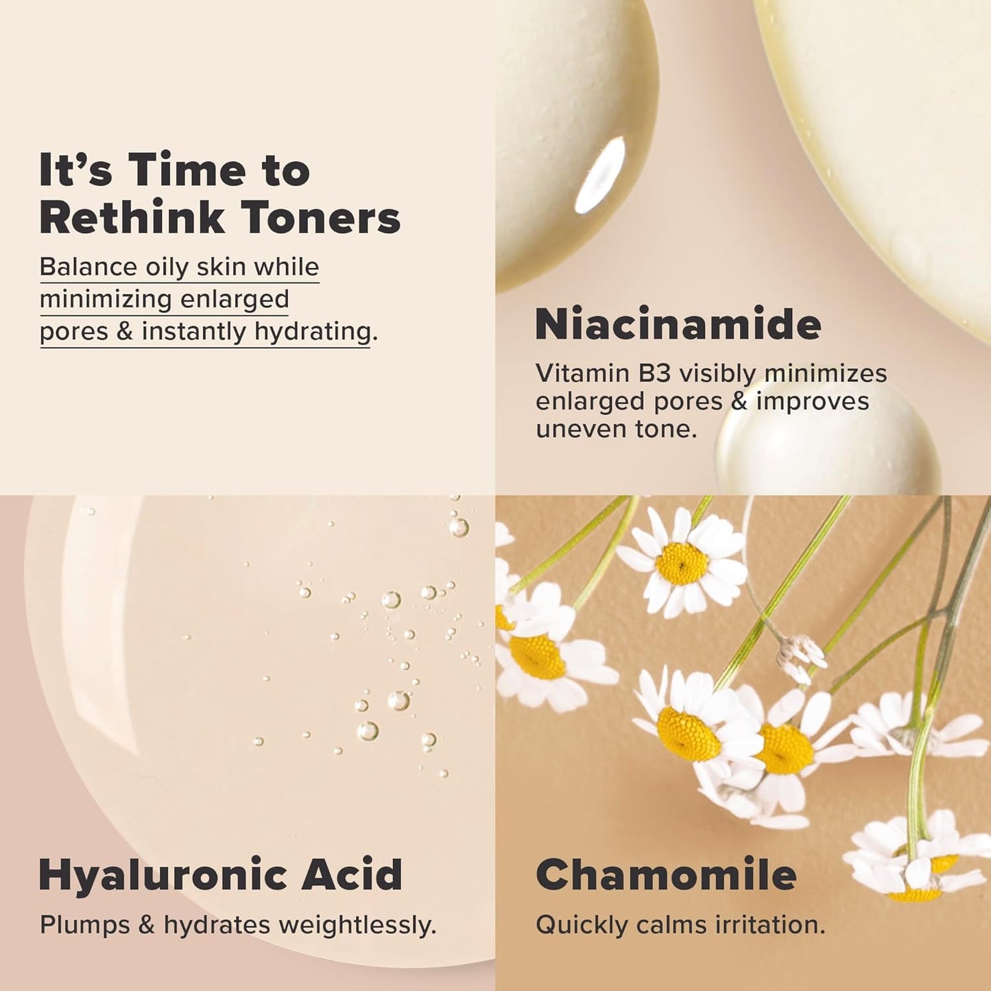 Paula's Choice SKIN BALANCING Pore-Reducing Face Toner for Combination and Oily Skin, Minimizes Large Pores, Controls Oil & Shine, Hydrates & Replenishes, Suitable for Acne-Prone Skin, 12 Fl Oz Bottle