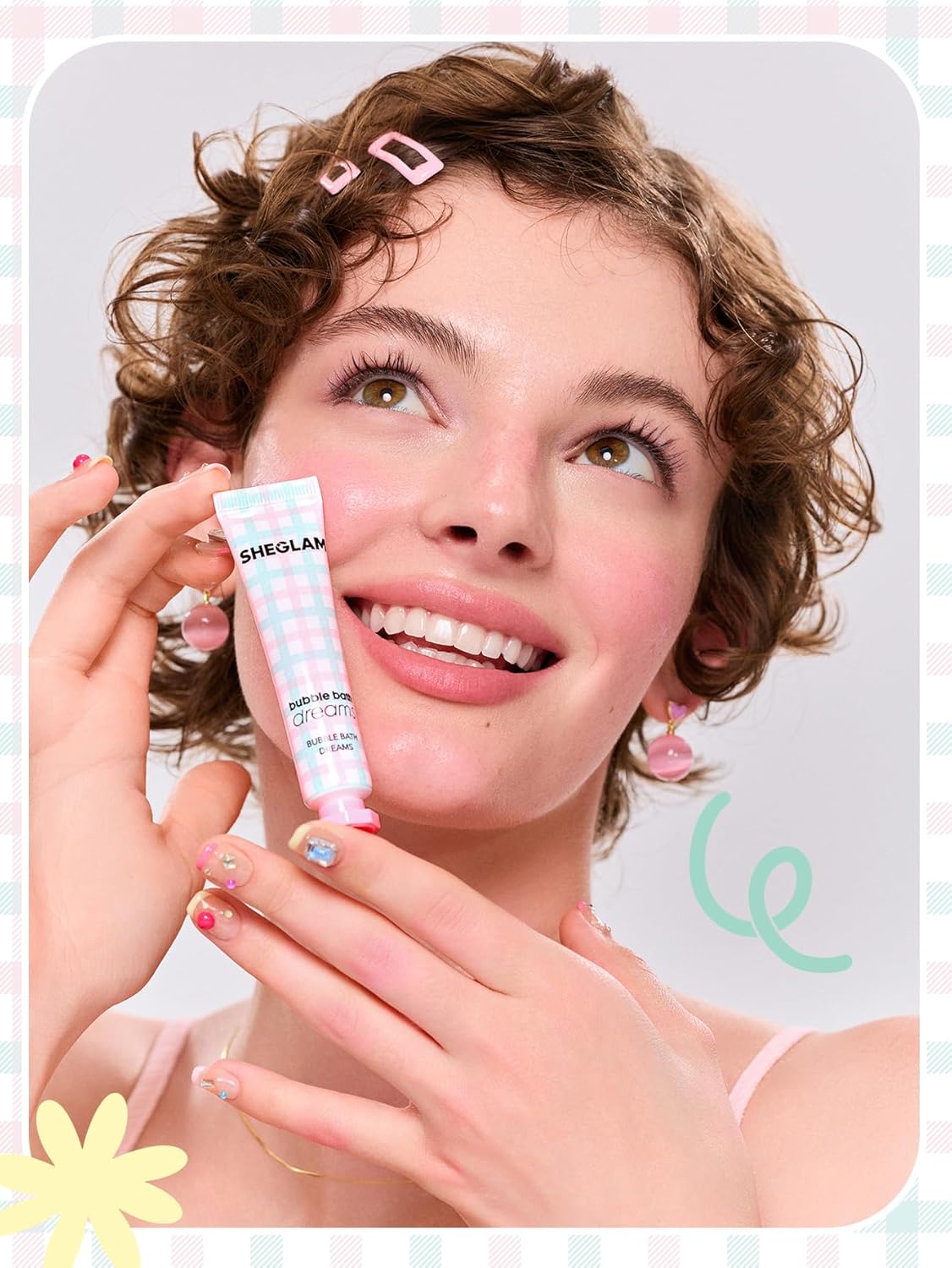 SHEGLAM Bubble Kiss Lip Balm Semi-Matte Nourishing & Hydrating Moisturizing Lip Balm - Bubble Tea